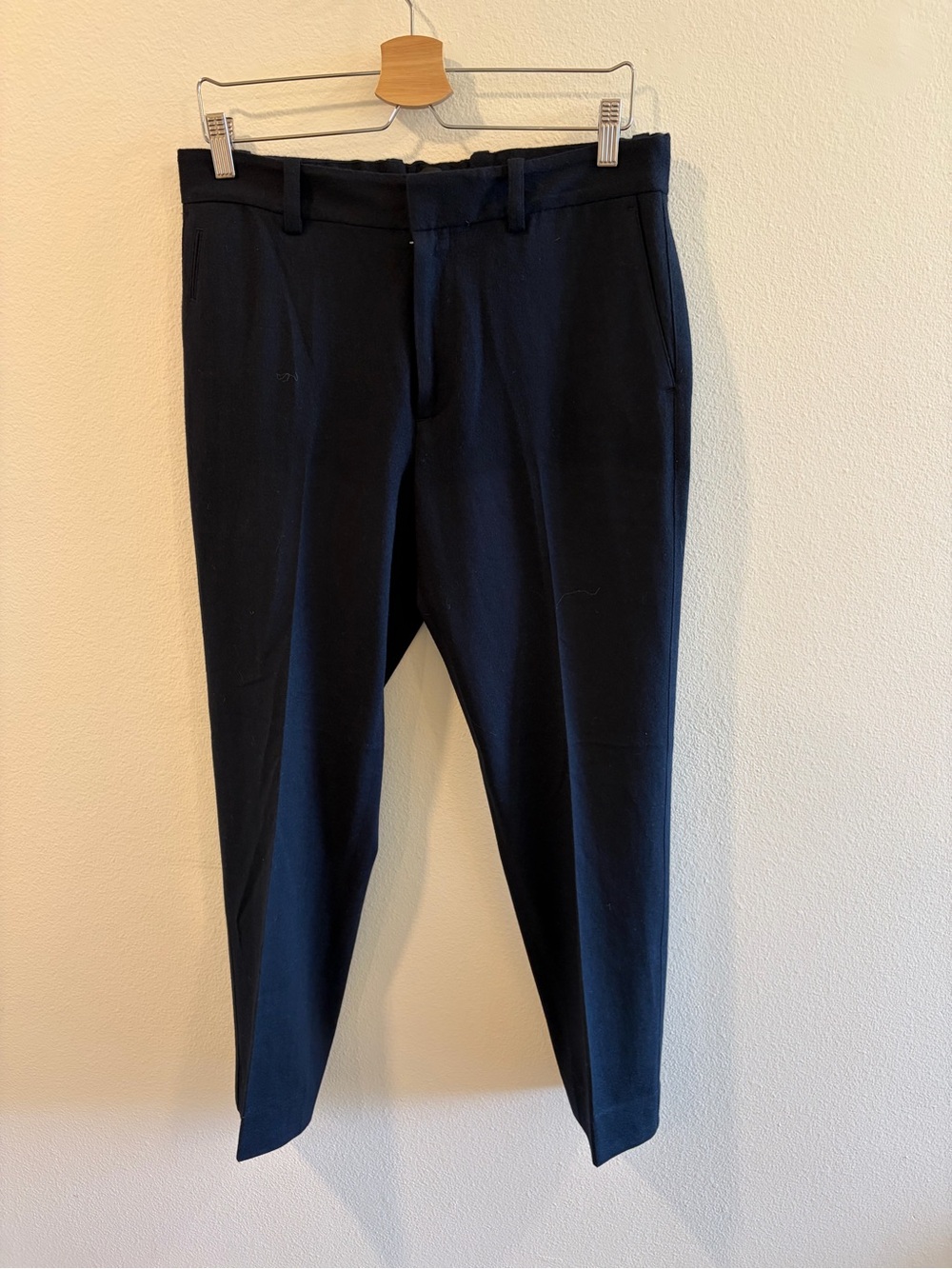 Vince Men's Navy Slim Dress Pants
